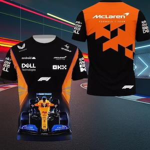 T-shirt, racing fan apparel with car-themed graphics