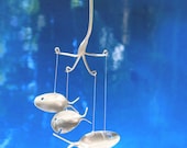 The Original Spoon Fish Windchime!  The Perfect Gift for Water Sports Lovers, Deep Sea Anglers, Lake or Beach House Warming Gift