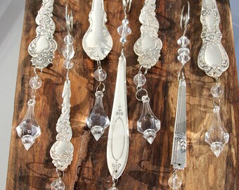 Buy More and Save! Set Of 6 Antique Ornate Icicle Ornaments. Christmas, Housewarming, Mother's Day, Baby's First Christmas Keepsake