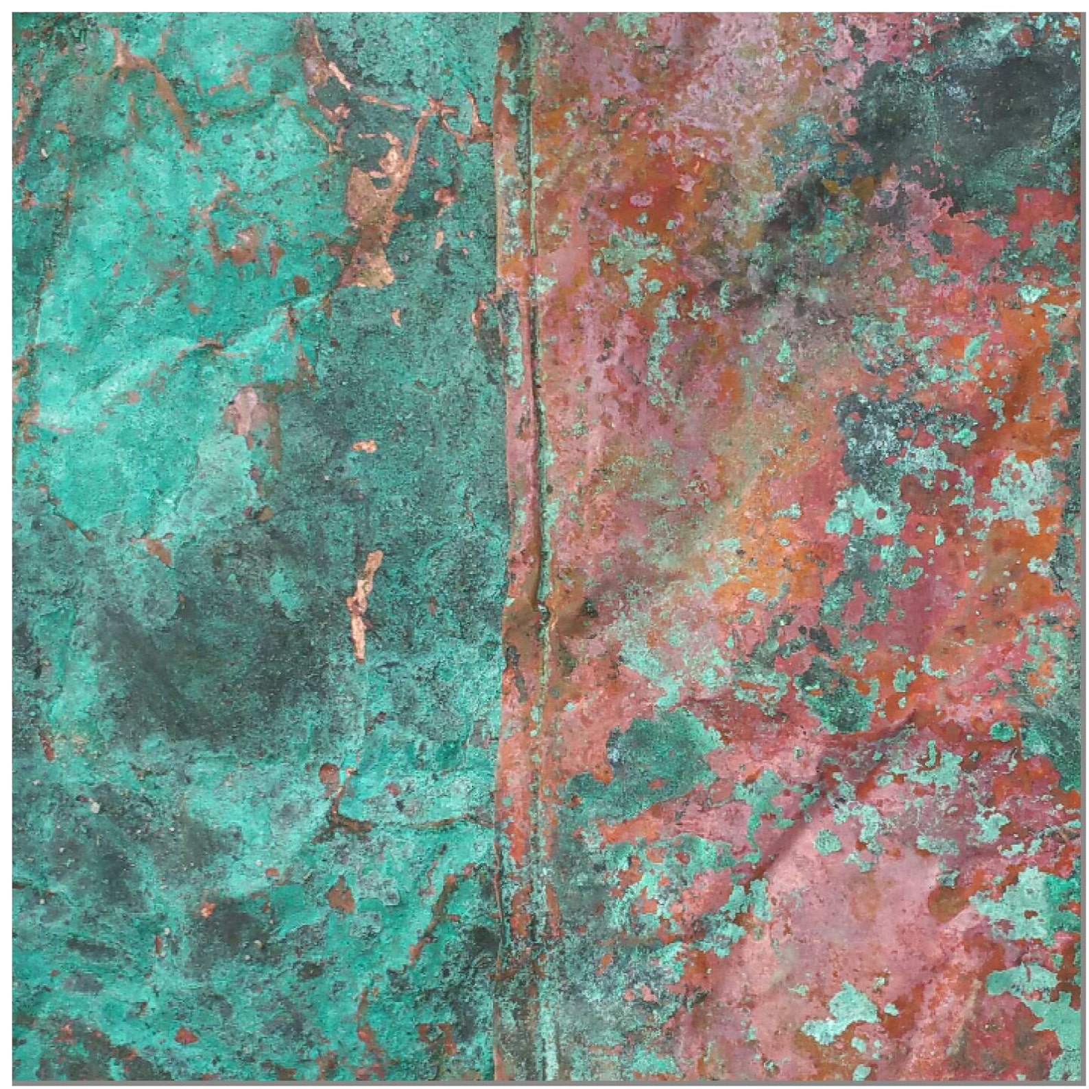 Aged Verdigris Copper Sheet Sample Pack Including Different Etsy