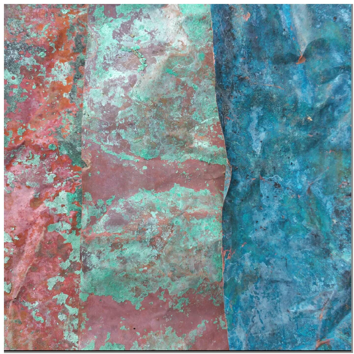 Aged Verdigris Copper Sheet Sample Pack Including Different Etsy