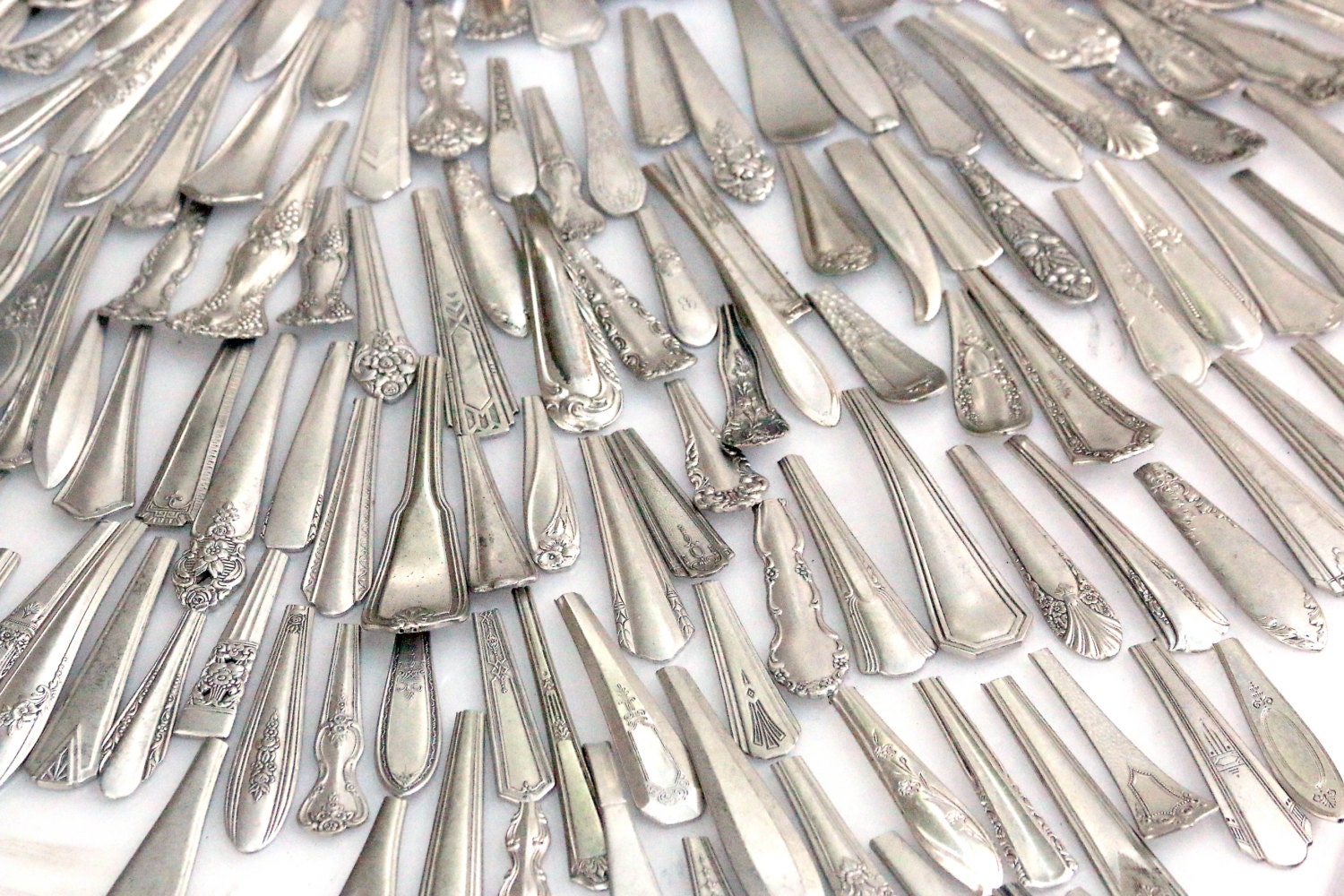 Silverplate Spoon Ends Blanks Flatware Bracelet Ring Supply Etsy