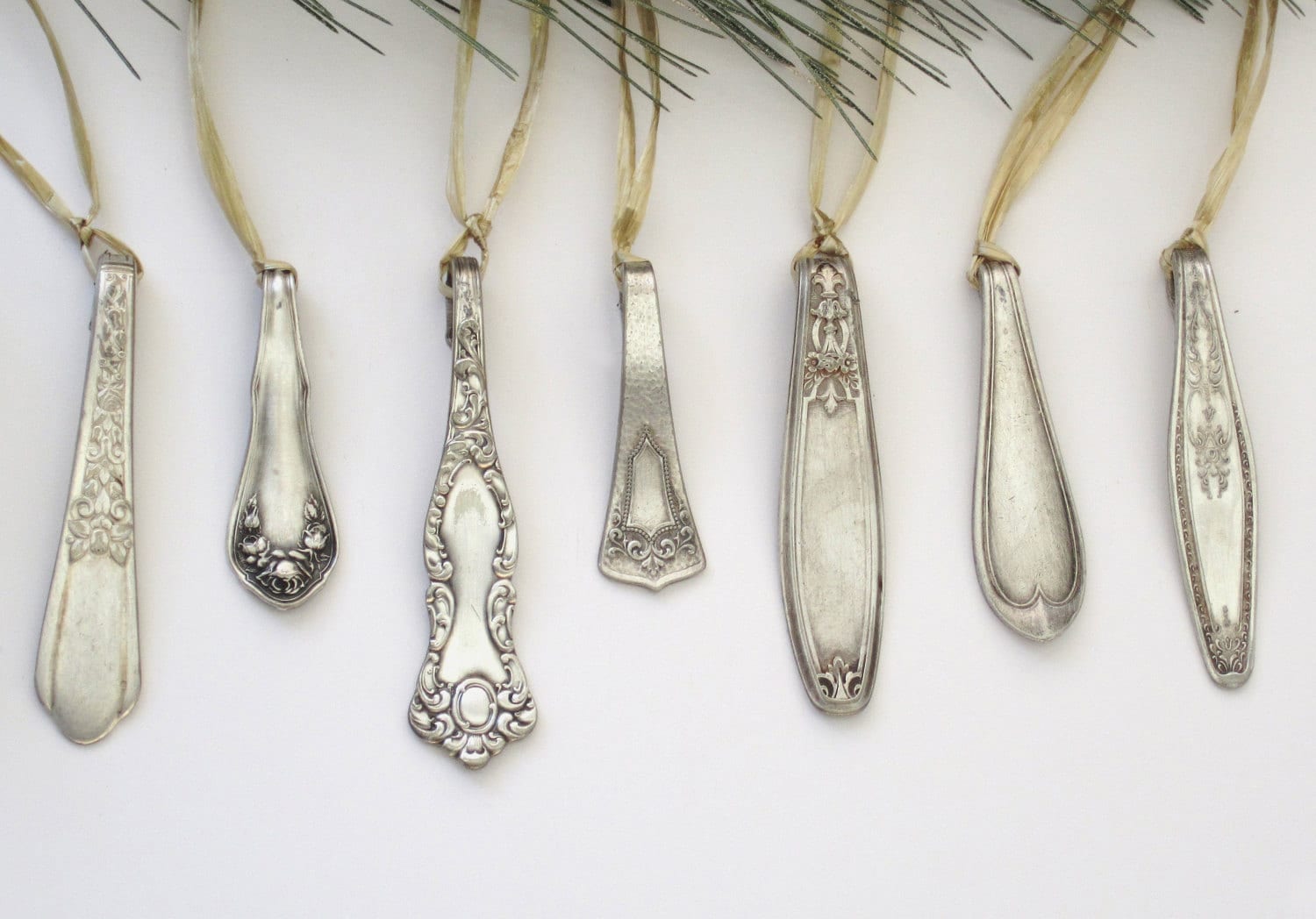 20 Vintage Christmas Icicle Ornaments Sterling Silver Spoon Classy