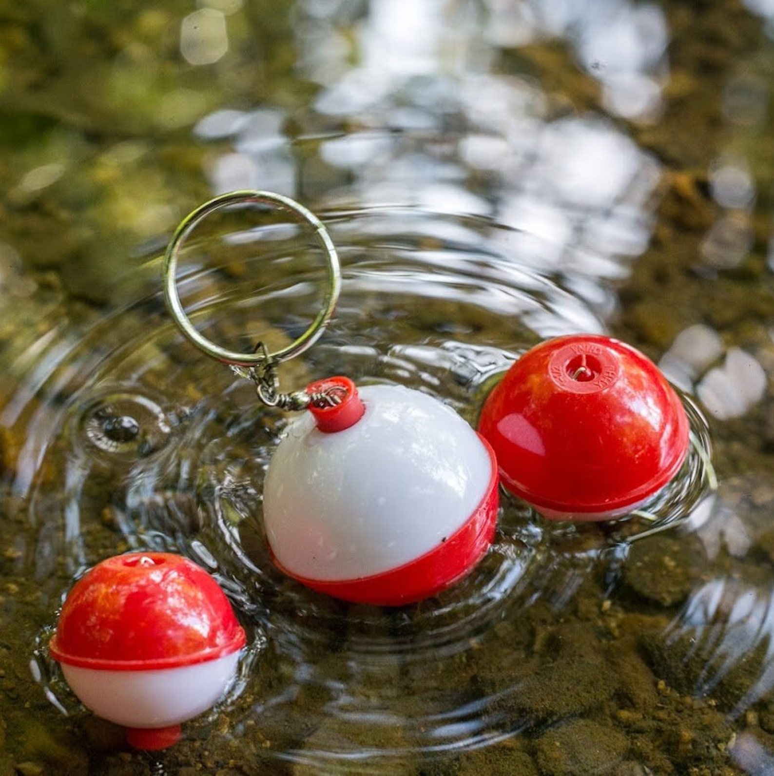 Floating Key Chain Traditional Bobber Floating Key Ring - Etsy