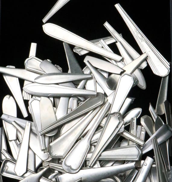 Bulk Lot Vintage Assorted Silver Spoon Tag Ends Metal - Silver Spoon Jewelry Diy Bulk Lot Vintage Assorted Silver Spoon Tag Ends Metal - Silver Spoon Jewelry Diy