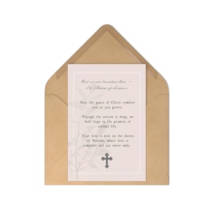 Beileidskarten - katholisch/christlich tröstend - DIGITALER DOWNLOAD/druckbare Postkarten, Grußkarten-Set, religiöses Beileid