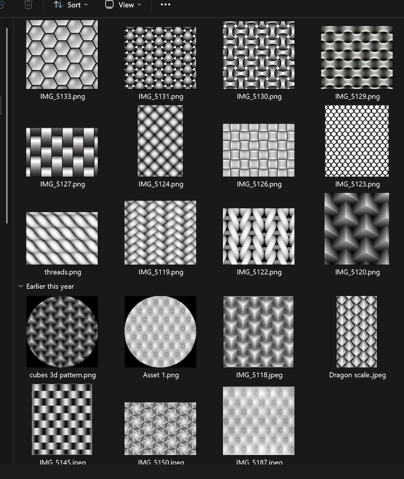 60+ Depth Map Patterns Bundle Laser Engraving Bas Relief Design Files ...