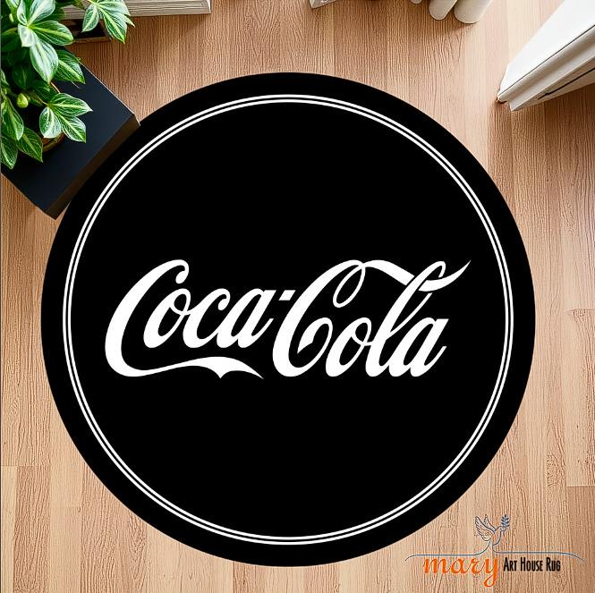 Round Coca Cola Logo - Etsy