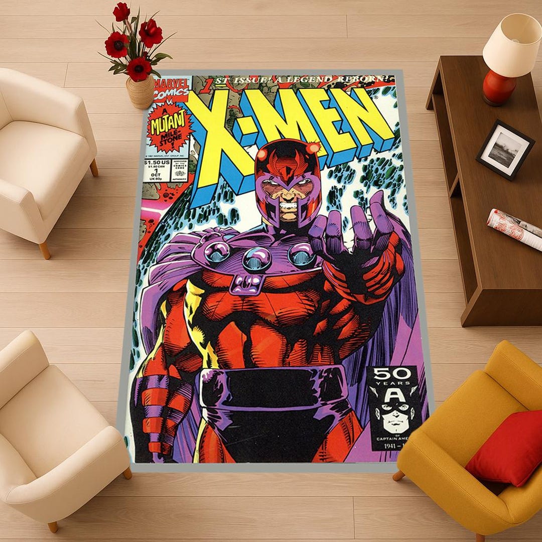 Spiderman Comic Book Rug: Kids Room, Game Room Decor - Etsy