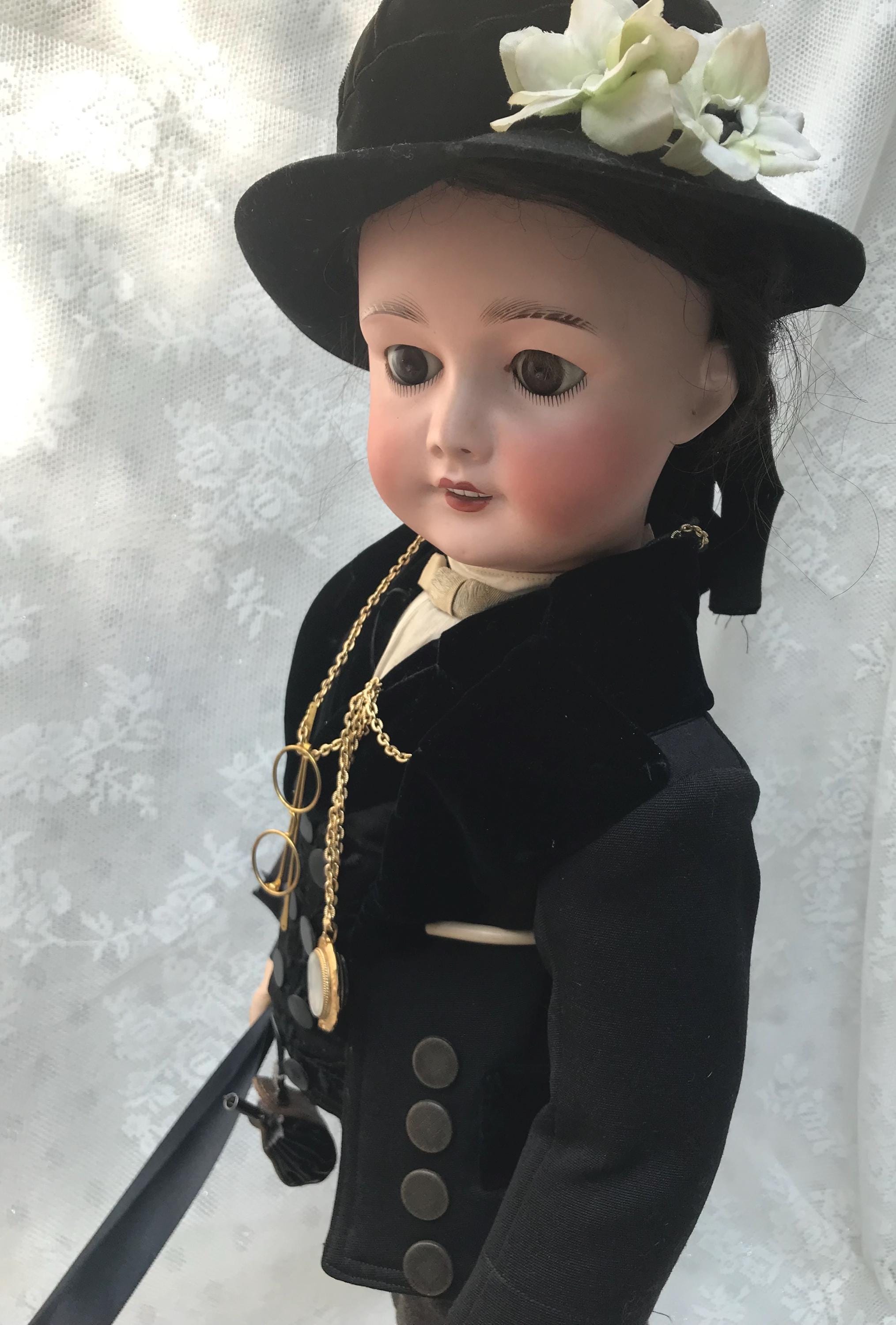Poupée Sfbj 301 De Couleur Noire Antillaise Vintage