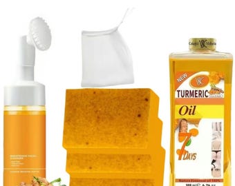 turmeric, soap, brightening, face, cleanser, dark spots, natural, etc
