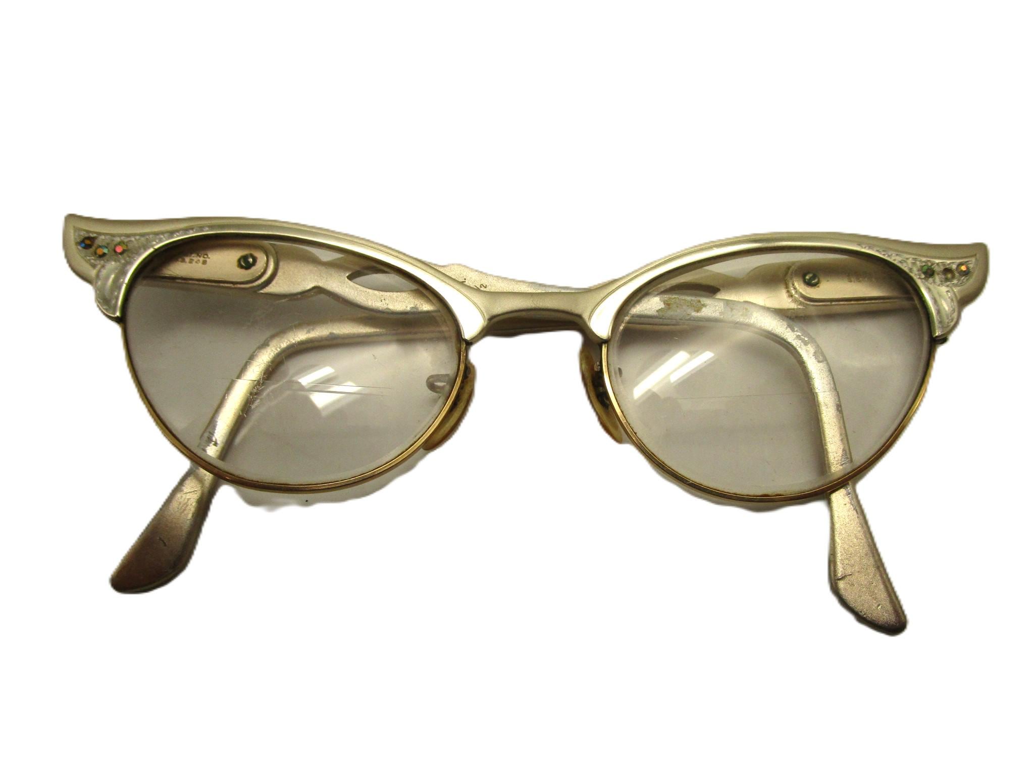 1950s Cats Eye Rhinestone Sunglasses - Etsy display picture 2