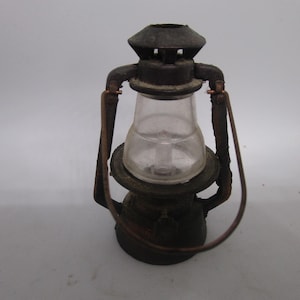 Vintage Miniature Collectible Diecast oil Lantern