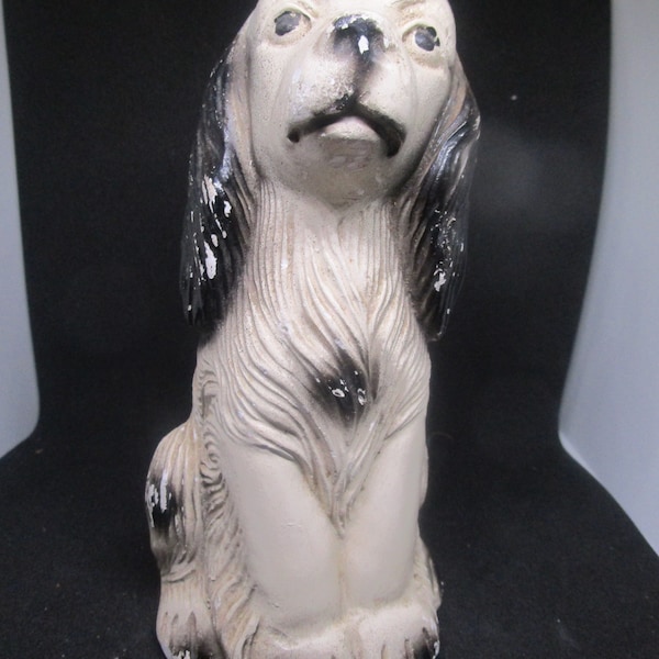 Vintage 50's Chalkware Cocker Spaniel carnival prize