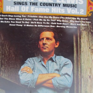 Jerry Lee Lewis Country Music Hall of Fame Hits Volume 2 Album