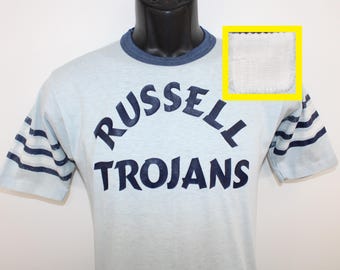 Vintage Maroon Russell Athletic Nublend 50/50 Cotton