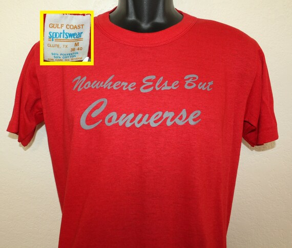 converse red shirt