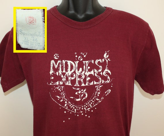 Midwest Express Vintage T-shirt Small/medium Maroon Burgundy 70s Springfoot  Brand - Etsy