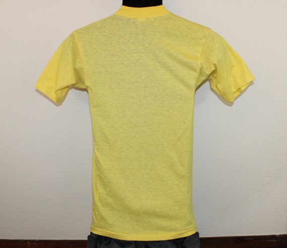 70s Iowa High School Debate vintage t-shirt yello… - image 3