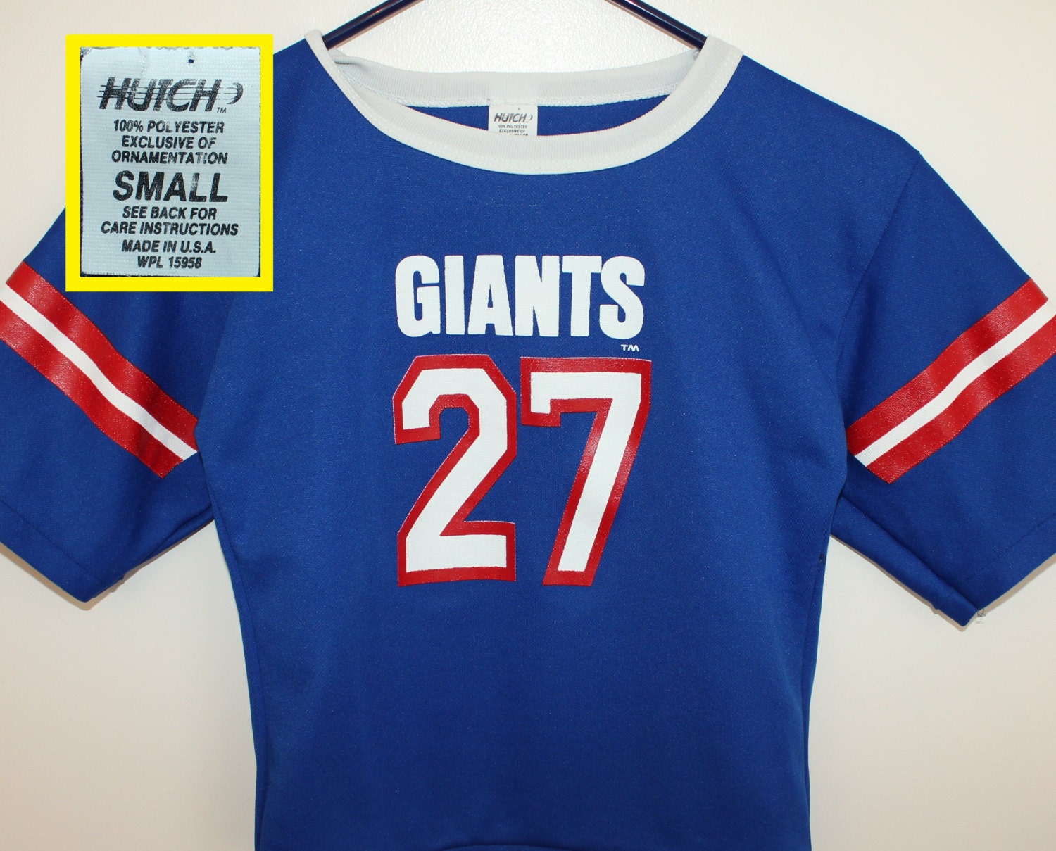 New York Giants 27 Rodney Hampton Vintage Kids Jersey Youth Etsy
