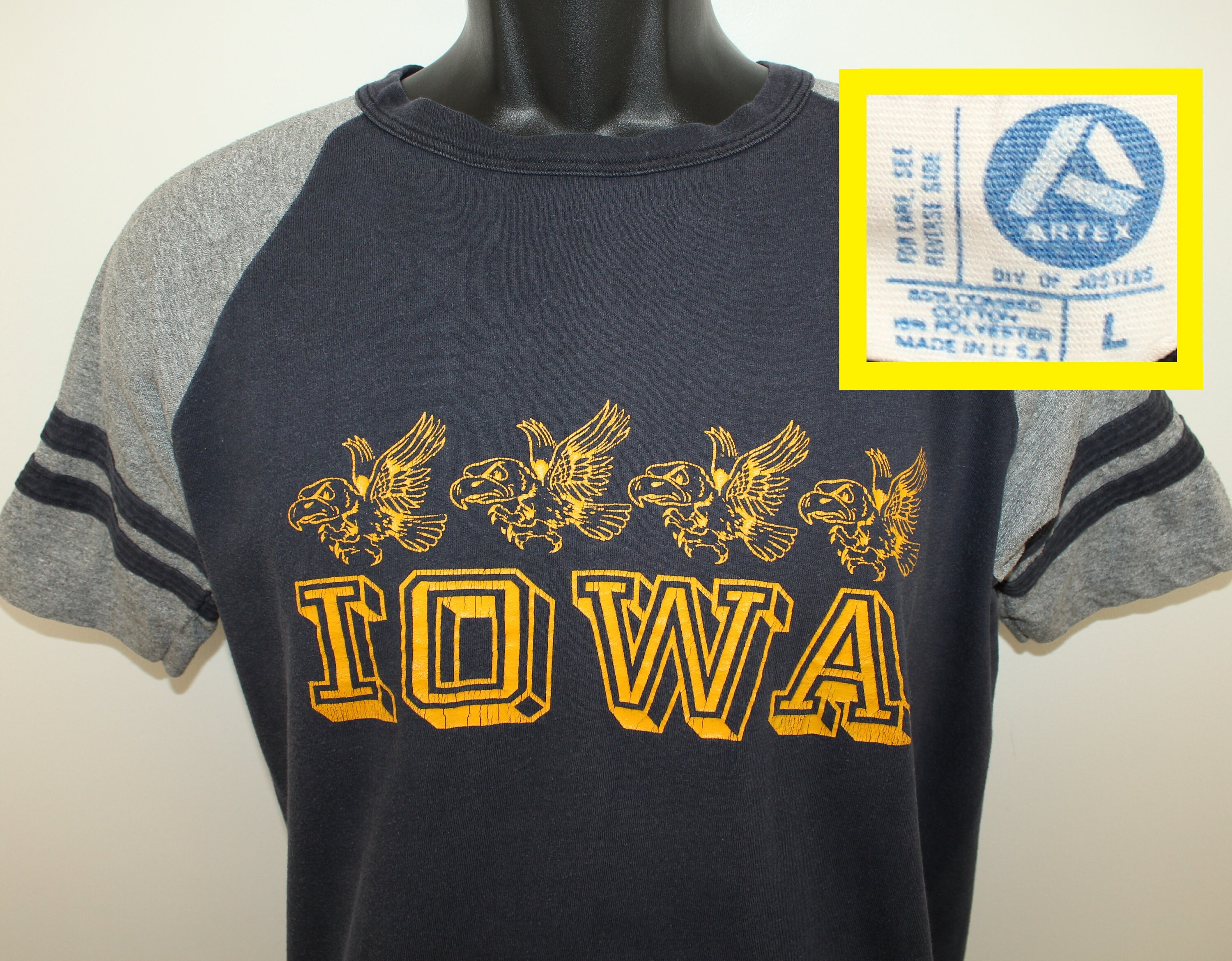 Iowa Hawkeyes Vintage Short T-shirt 