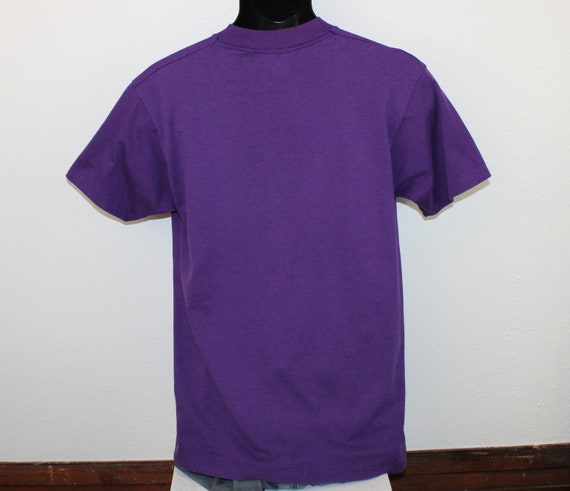 1991 Native American vintage t-shirt purple Scree… - image 3