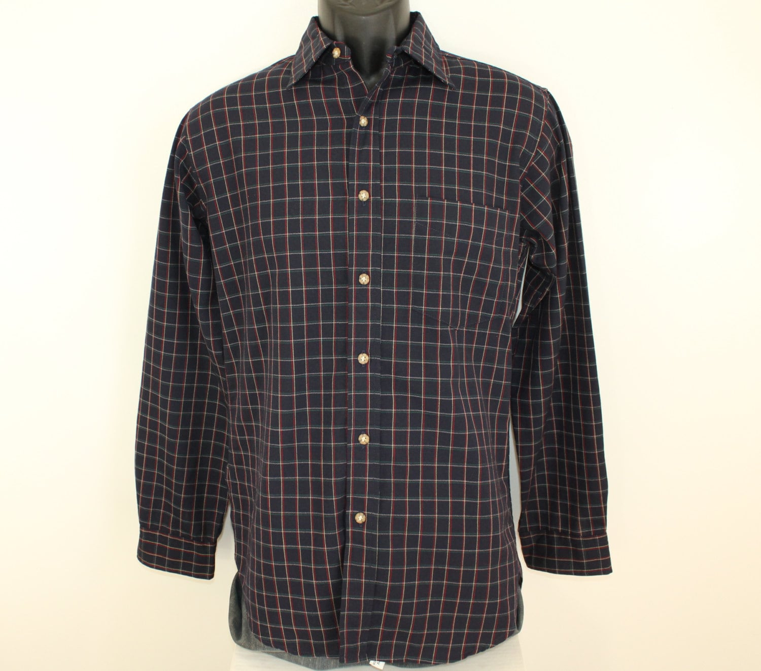Buy Sir Pendleton Brand Vintage Oxford Shirt Small Navy Blue