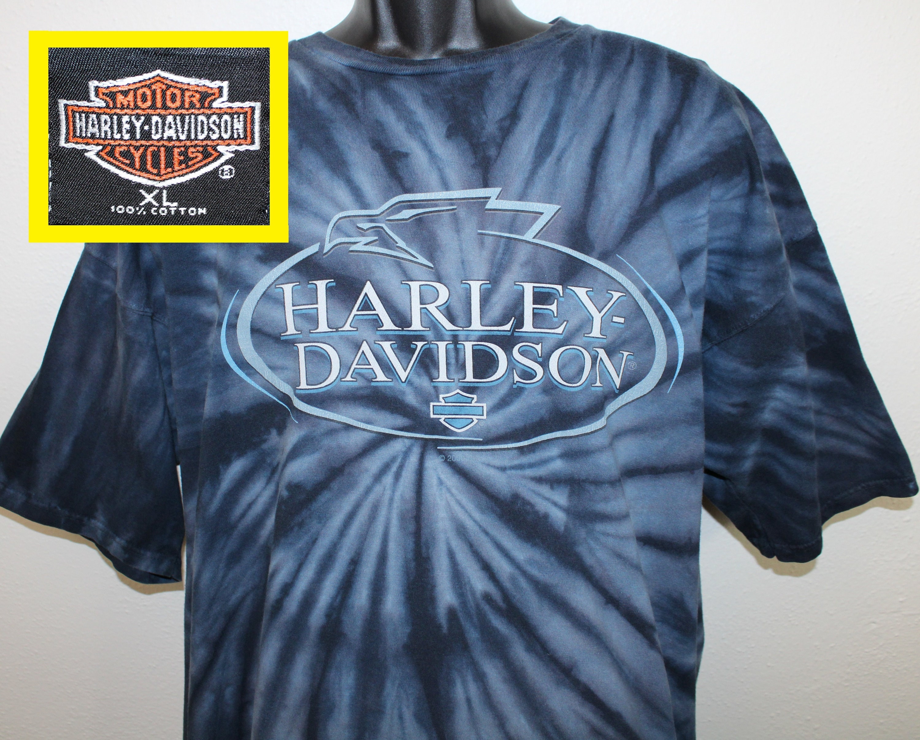Tie Dye Harley Shirt - Etsy