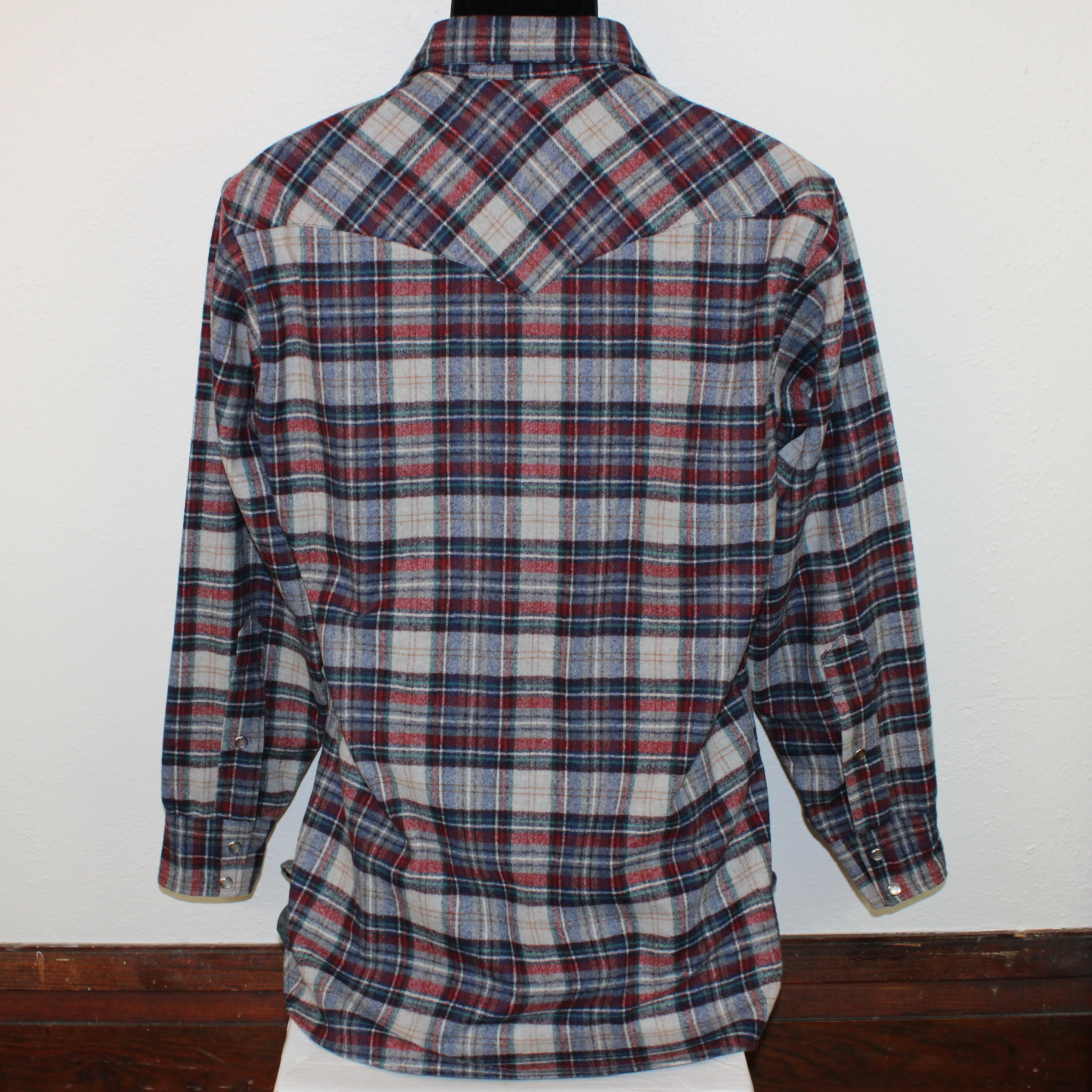 70s Pendleton Vintage Pearl Snap Button Shirt Virgin Wool High  