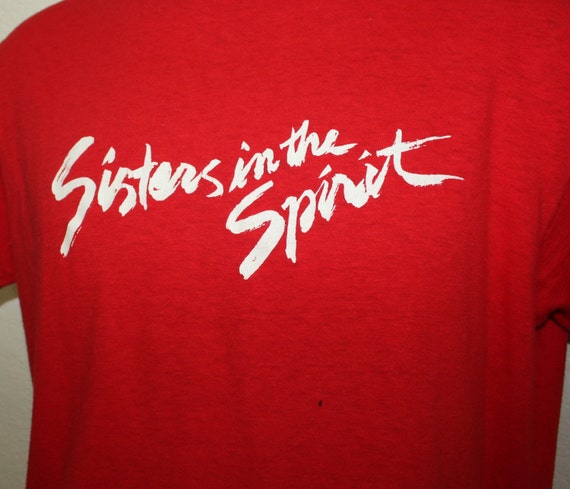 Sisters in the Spirit vintage t-shirt Short M/L r… - image 3