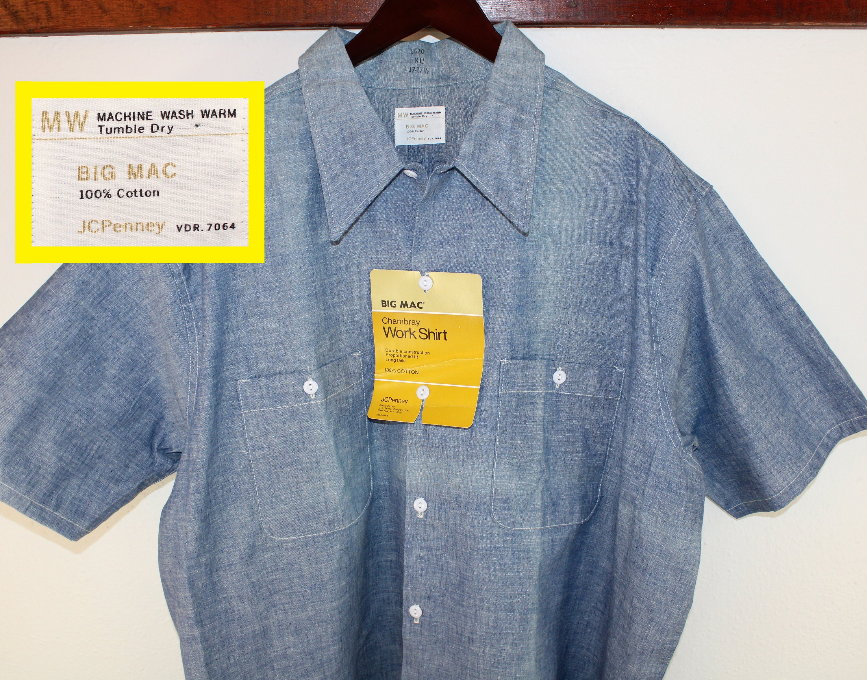 Big Mac Chambray Work Shirt Jcpenney 
