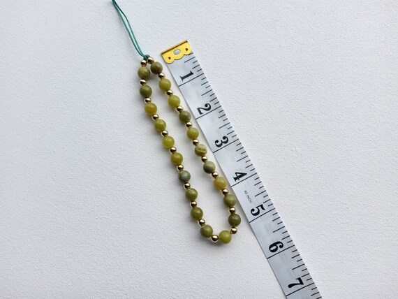 Light Olive Green Natural Jade Gemstone Bead Phone Charm, Gift - Etsy
