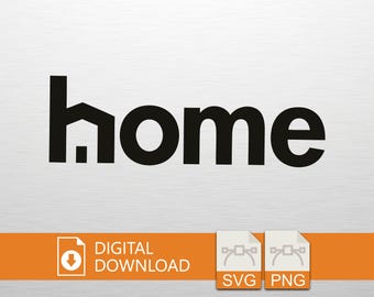 Home SVG PNG Digital Download House Art, Cricut File, T-Shirt Print, Vinyl Decal, Wall Art, Home Lover Gift, Minimalist Style, Vinyl Clipart