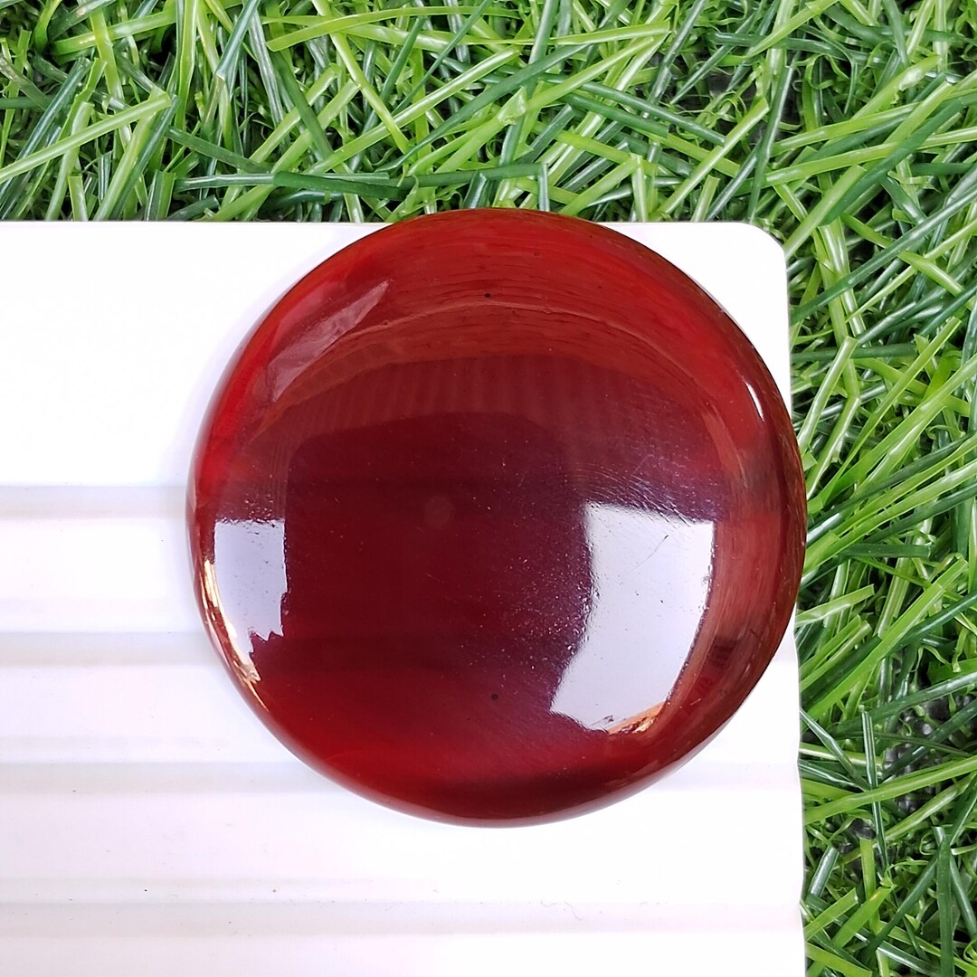 Red Hydrostone Gorgeous Red Hydro Glass Cabochon Gemstone Size 38x38x8 MM Beautiful ...