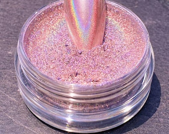 Holographic Chrome Nail Powder: Rainbow Mirror Pigment, DIY Resin Craft H03