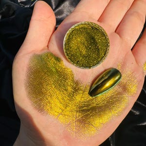 Multichrome Chamäleon Nagel Pulver: Farbverschiebendes Pigment, Nail Art Glitzer