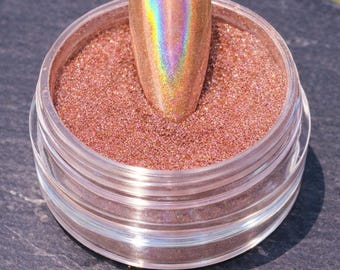 Multichrome Aurora puder | Orange Holographisches Laserpulver, speziell für Nailart entwickelt. H11