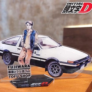 Initial D Takumi AE86 Acrylic Figure: Fujiwara Tofu Shop Display