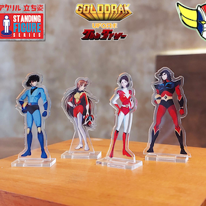 MINI Grendizer Goldorak Pilot Acrylic Figure 5cm Duke Fleed  Kenji Kabuto Daisuke Umon