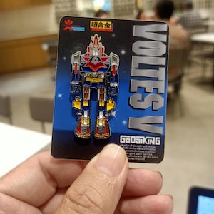 Voltes V Godaikin Popy Style Chogokin Diecast Pin Lets Volt In Shogun Warrior