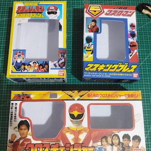 Reprint Box Jetman Flashman Maskman Bandai Changer Super Sentai