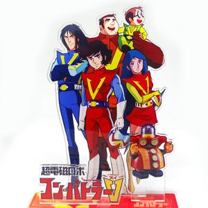 Combattler V Team Pilot Acrylic Figure Standie 12 cm