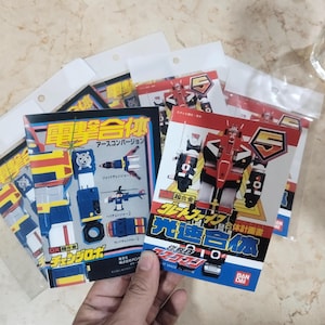 Reprint Instruction Super Sentai Changeman Change Robo Maskman Great Five Robo Bandai High Quality