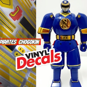 Decals Sticker Replacement Dx vintage Ninjor Megazord Power Ranger season 3 Ninjaman Kakuranger