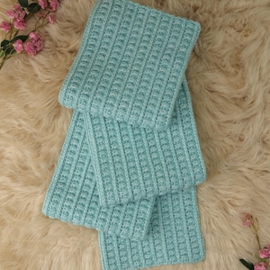 CROCHET PATTERN + VIDEO, Modern Ridge Crochet Scarf Pattern, Ribbed Long Winter Scarf, Textured Unisex Easy Crochet Wrap, Digital Download