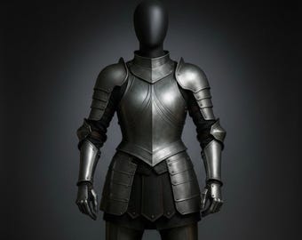 Medieval Knight Full Suit of Armor - Wearable Steel Armour Costume