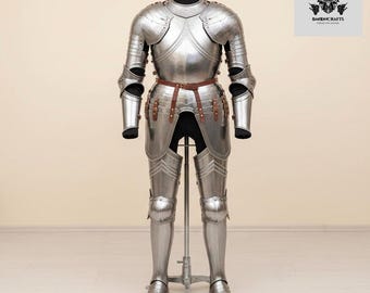 Full Suit of Armor - Medieval Knight Costume - Wearable Armor - SCA LARP Armour