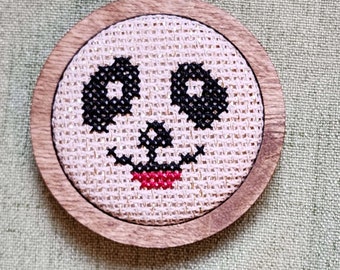 Well Hello There, Hand Stitched Magnet
