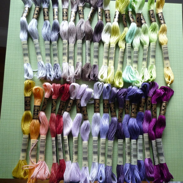 Dmc Floss Pick Colors Etsy