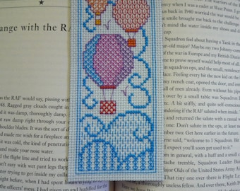 Flying High With Another Book, Hand Stitched Bookmark